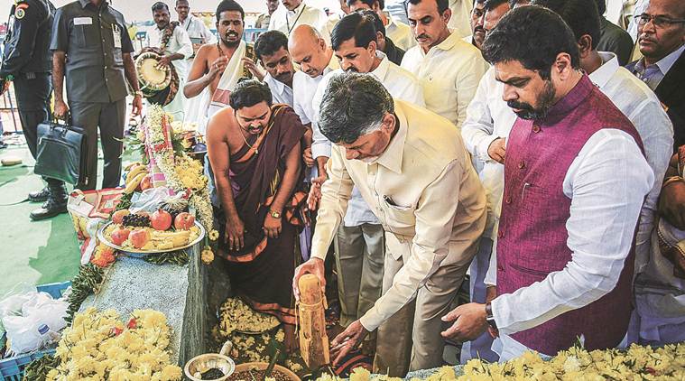 Andhra Pradesh, N Chandrababu Naidu, Chandrababu Naidu secretariat towers, Amaravati, Indian express