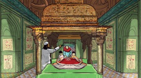 childrens book, dargah of salim chishti
