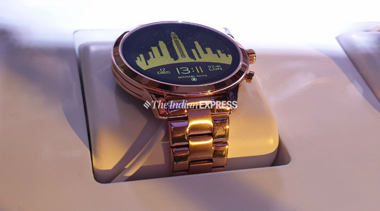 emporio armani smartwatch gold