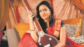 Jashn-e-rekhta, Jashn-e-rekhta in Delhi,  Jashn-e-rekhta Ghazal, Gayatri Asokan Jashn-e-rekhta, artists in Jashn-e-rekhta, Indian Express 