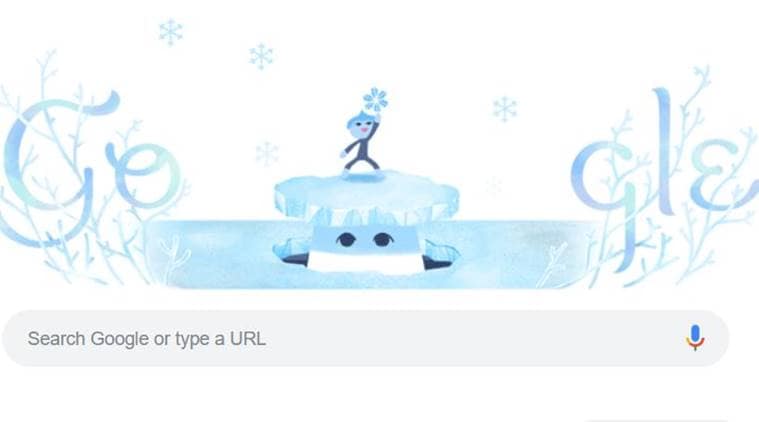 Google, Google doodle, google doodle today, today google doodle, winter solstice, winter solstice 2018, winter solstice, what is winter solstice, google winter solstice, winter solstice google doodle, shortest day of they year, longest night, shortest day winter, indian express, latest news