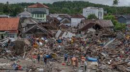 Indonesia's Anak Krakatau volcano now a quarter of its pre-eruption size