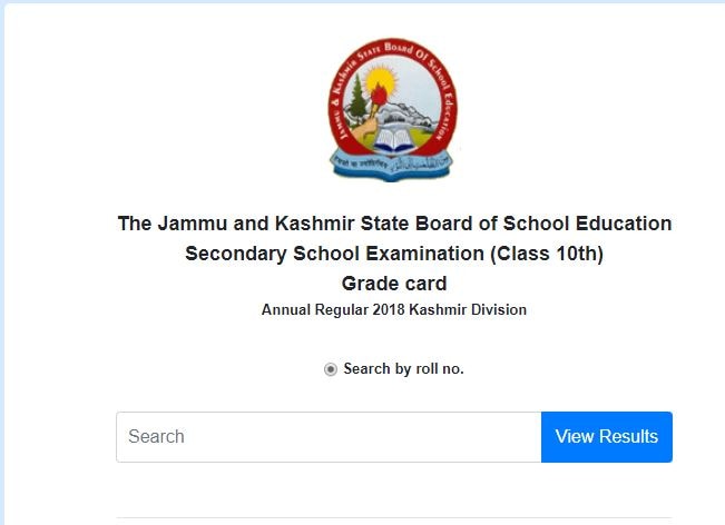 Jkbose 12th Class Result 2018 Winter Zone JKBOSE 10th Kashmir winter zone annual regular exam 2018 result