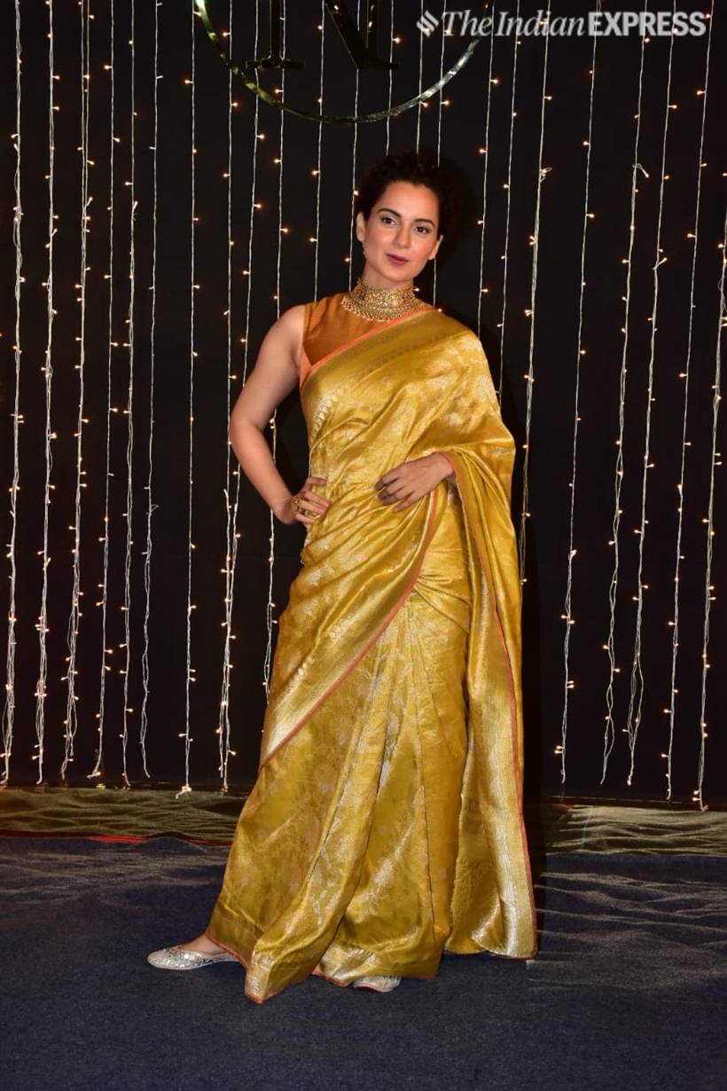 kangana ranaut at priyanka nick wedding reception