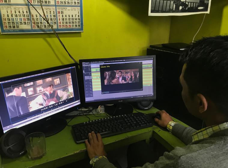 Mizoram television, Mizo dubbing studio