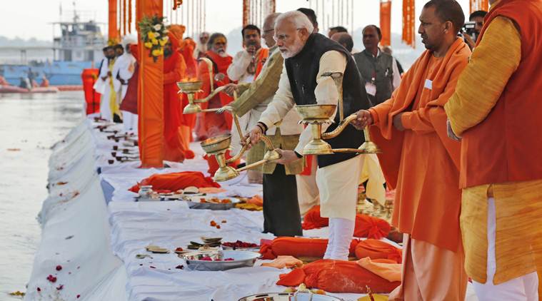 Prime Minister Narendra Modi, Sonia Gandhi, Congress, PM Modi in Rae bareli, PM modi in prayagraj, pm modi in allahabad, Quattrocchi, Christian Michel, rafale deal, bofors deal, agustawestland, chopper scap, aircraft, modi attacks sonia, modi attacks congress, political news, modi addresses gathering, modi news,m indian express