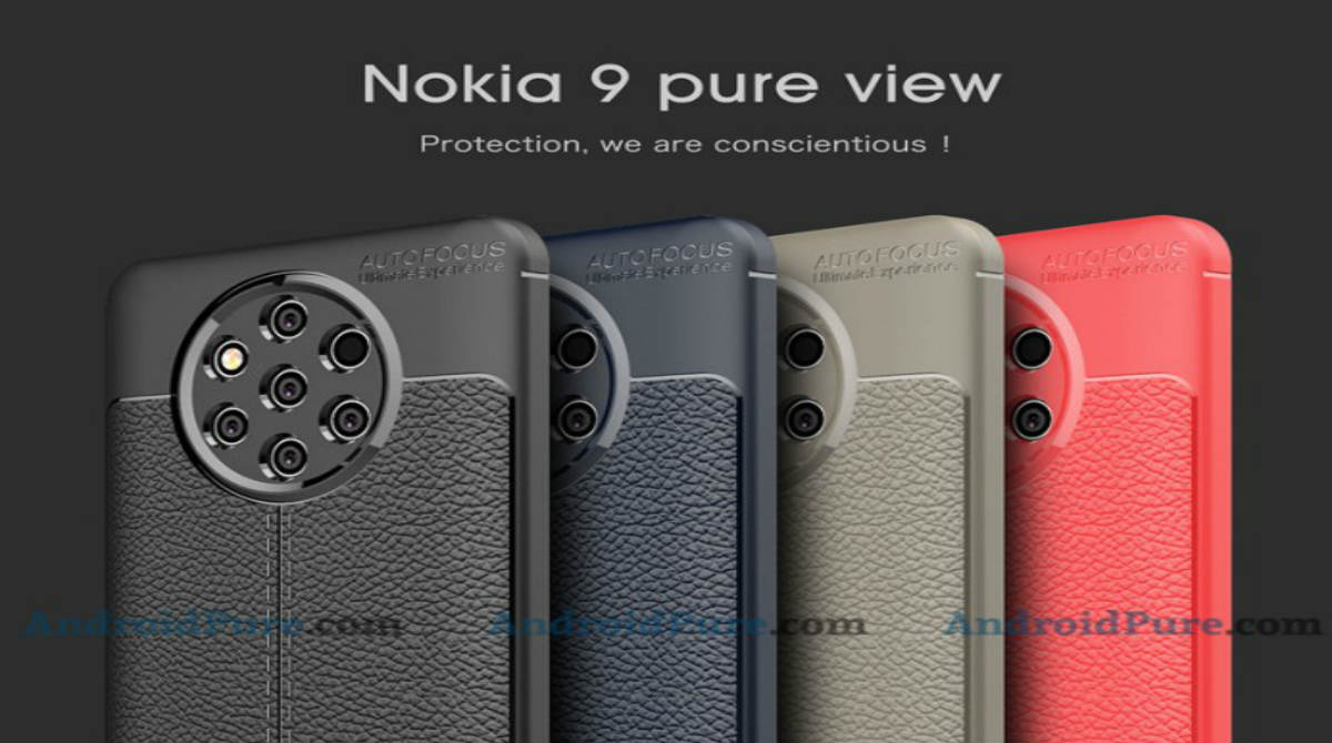 Nokia 9 Pureview Leaked Case Renders Show Penta Lens Camera Setup