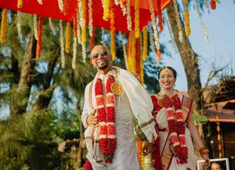 Raghu Ram, Natalie Di Luccio wedding inside photos