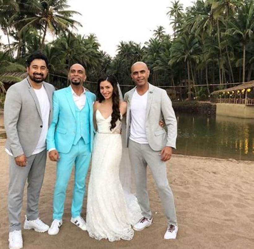 Raghu Ram, Natalie Di Luccio wedding inside photos