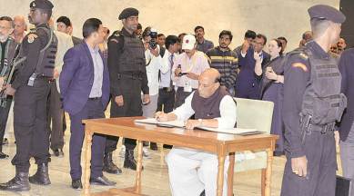 DGPs' conference,  national annual conference of DGP and IG, Rajnath Singh, terror in punjab, Sikh extremist elements in Pakistan, Indian Express         