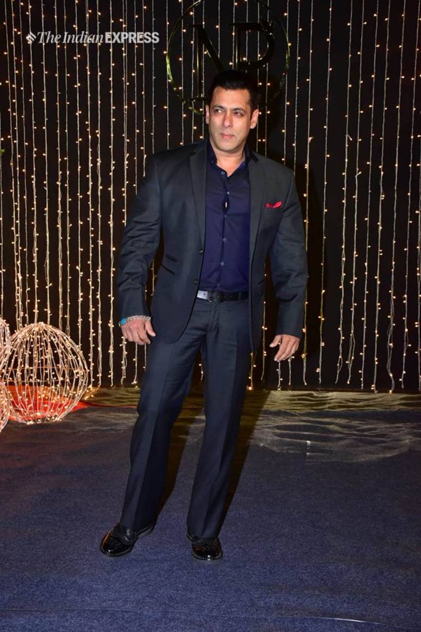 salman khan at priyanka chopra nick jonas reception