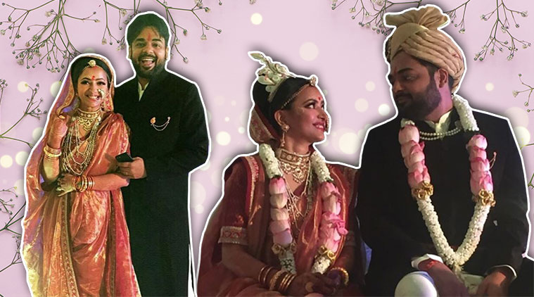 Shweta Basu Prasad, Shweta Basu Prasad Rohit Mittal, Shweta Basu Prasad wedding, Sabyasachi, Makdee actor Shweta Basu Prasad, Shweta Basu Prasad marriage, Shweta Basu Prasad Rohit Mittal wedding, Shweta Basu Prasad latest pictures, Shweta Basu Prasad latest news, Sabyasachi brides, Priyanka Chopra, Deepika Padukone, celeb fashion, bollywood fashion, indian express, indian express news