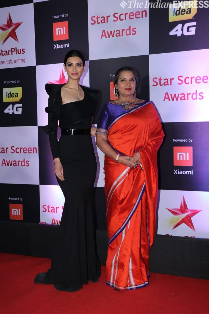 Diana Penty with Shabana Azmi
