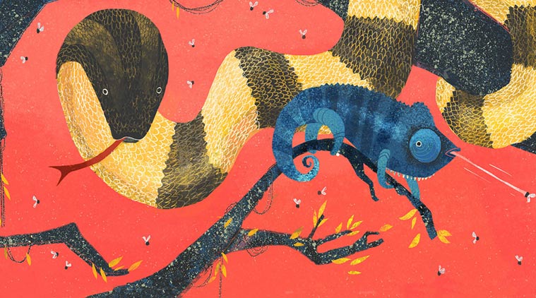 short story for kids, snake tongue