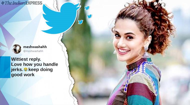 Taapsee Pannu. Taapsee Pannu tweet, Taapsee Pannu responds to sexist tweet, Taapsee Pannu cerebrum tweet, cerebrum, Taapsee Pannu viral tweet 