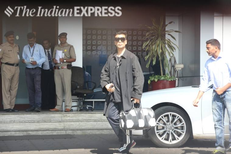 karan johar leaves for isha ambani wedding