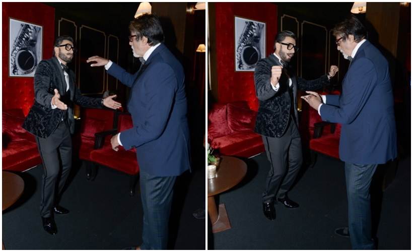 amitabh, ranveer dance