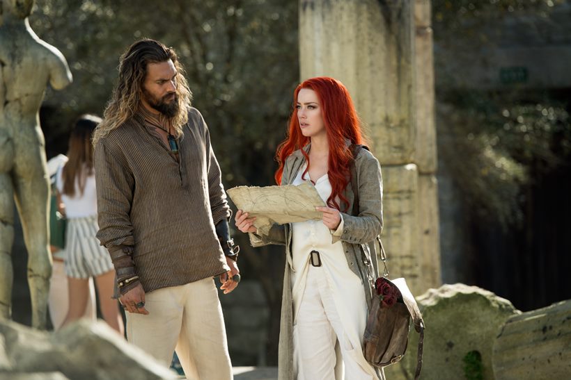 aquaman jason momoa and amber heard
