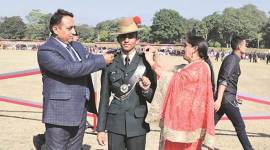 arjun 759 Hamirpur youth wins President Gold Medal & Sword of Honour