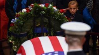 george h w bush death, funeral