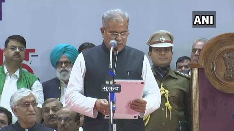 Congress Chief Ministers’ Swearing-in Highlights: Chhattisgarh CM ...