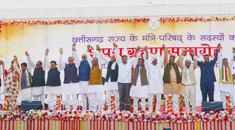 Chhattisgarh: Baghel inducts 9 ministers, Congress looks at experience before LS polls