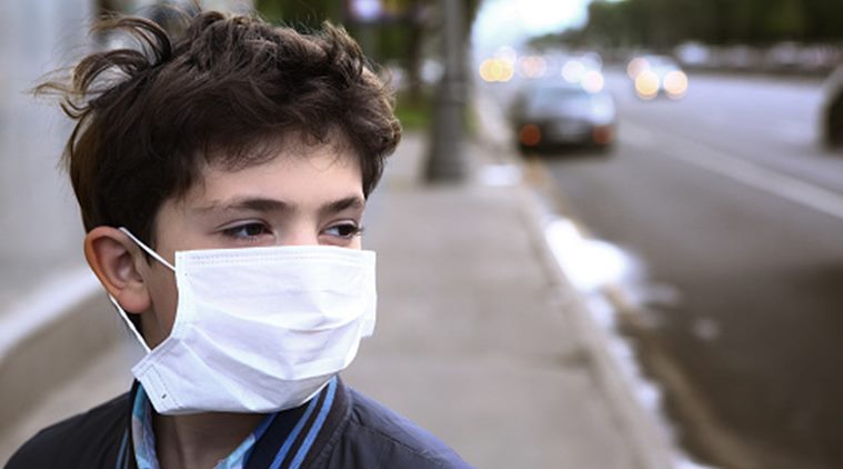 air pollution breathing children