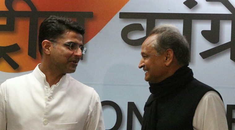 ashok gehlot, sachin pilot, ashok gehlot sachin pilot fight, ashok gehlot son, vaibhav gehlot, rajasthan congress, congress defeat rajasthan