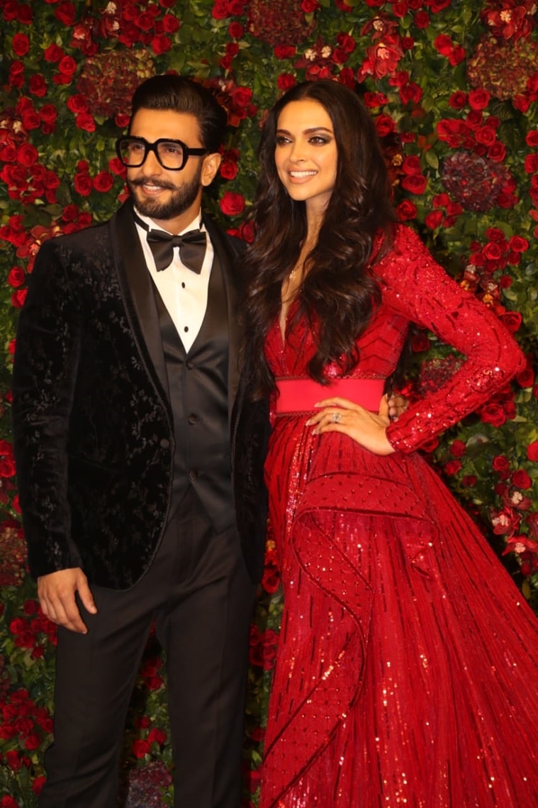 Deepika padukone 2025 red dress wedding