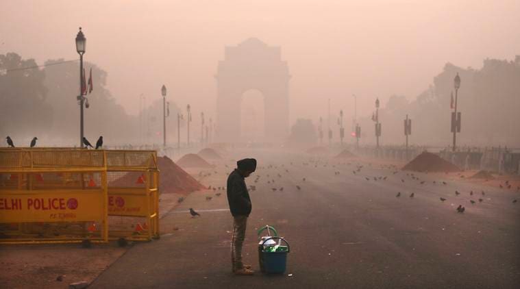 air pollution, delhi air pollution, air pollution delhi, delhi air quality, rainfall, fog, air quality index, indian express news