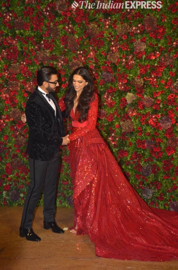 deepika padukone ranveer singh reception pics