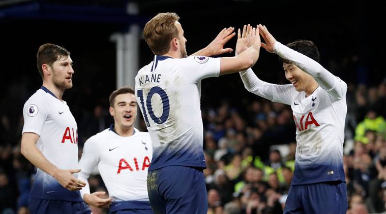 Harry Kane and Son Heung-min rip Everton apart as Spurs hit six