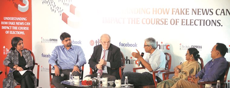 express thinc, fake news, fake news india, fake election news, election news, ashutosh, Chandra Mani Shukla, Jency Jacob, Tom Goldstein, Sudha Pai, india news