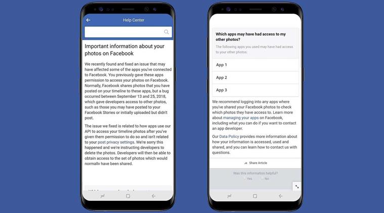 Facebook, Facebook data breach, Facebook photo bug, Facebook photos exposed, Facebook bug, Facebook privacy, Facebook privacy scandal, Facebook news