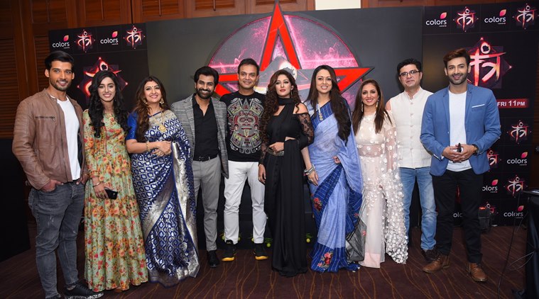Gautam Vig, Sargun Kaur, Juhi Parmar, Manish Goel, Producer Siddharth Kumar Tewary, Sameksha Singh, Gauri Tonk, Munisha Khatwani, Harsh Vashishith and Kanan Malhotra at the launch