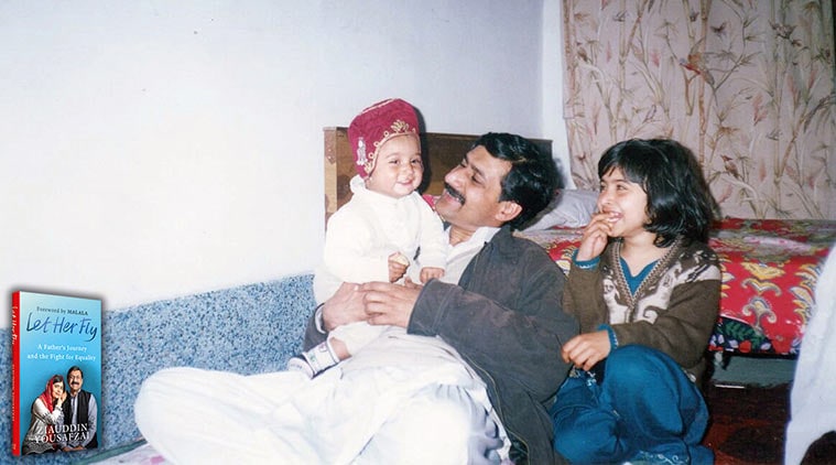 Ziauddin Yousafzai with daughter Malala, malala family