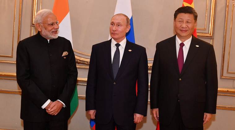 PM Modi, Prime Minister Modi, Donald Trump, G-20 summit, trilateral meeting, US, Russia, China, Japan, India's 9-point programme, Argentina, Buenos Aires, world news, indian express news