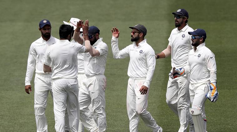 india australia 1st test match score