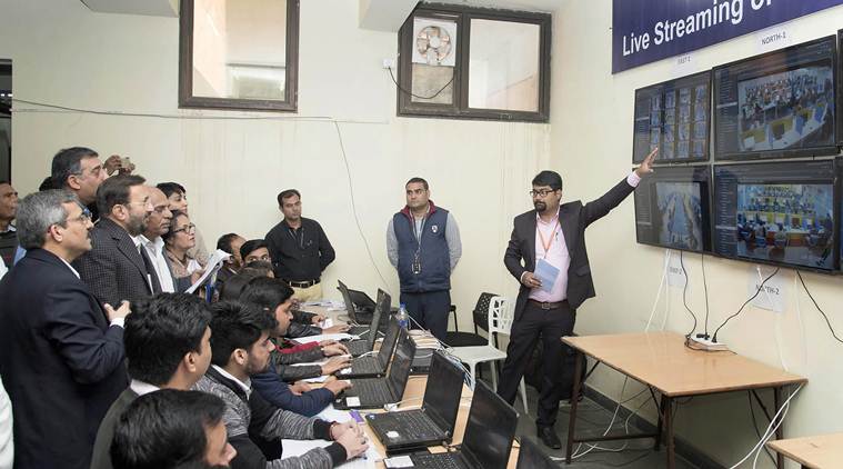 Human Resource Development Minister Prakash Javadekar, delhi university, entrance exam, entrance exam in du, jnu entrance exam, education, online entrance exam, indian express