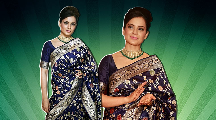 Kangana Ranaut, Kangana Ranaut latest photos, Kangana Ranaut fashion, Kangana Ranaut airport style, Kangana Ranaut saris, Kangana Ranaut movies, indian express, indian express news