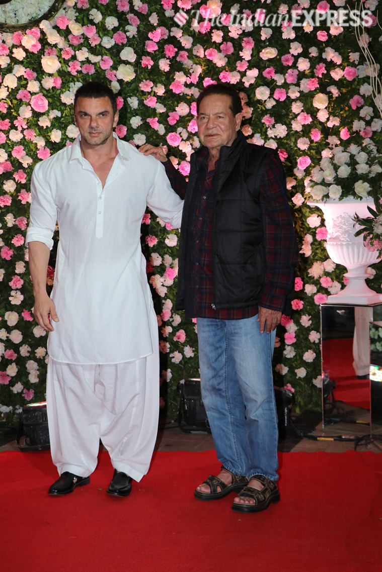 sohail khan at kapil sharma reception 