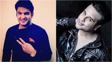 kapil sharma and krushna abhishek on The Kapil Sharma Show