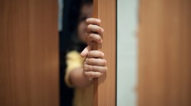 little kid playing hide and seek game; masturbation and kids