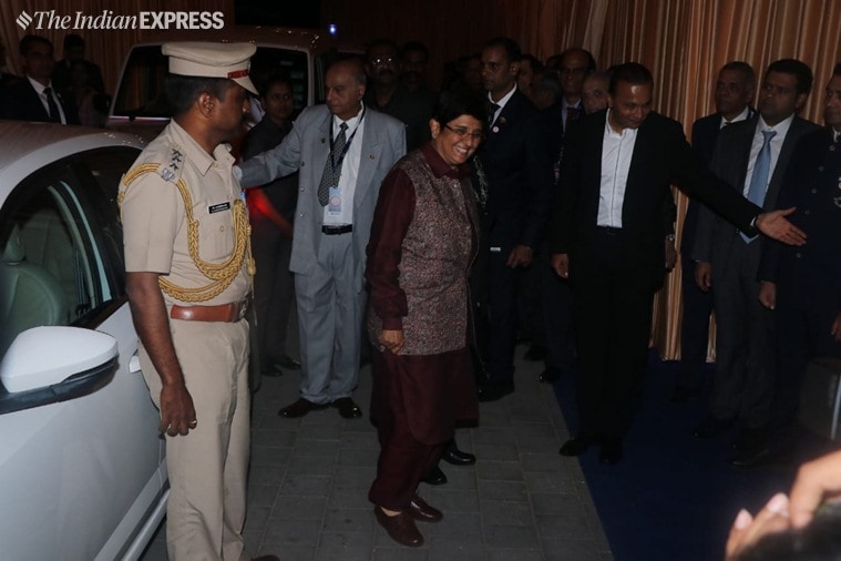 kiran bedi at isha ambani reception