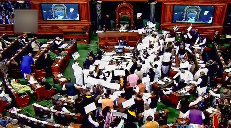 Parliament Winter Session: Both Houses Adjourned Amid Protests By Cong ...