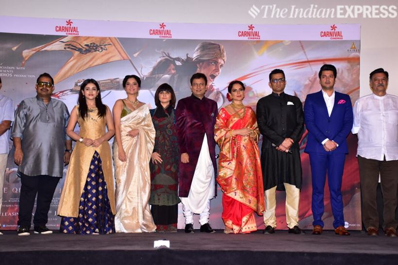 The cast and crew of Manikarnika: The Queen of Jhansi