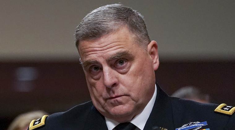 Mark Milley, General Mark Milley, Chief of staff, Joint Chiefs chairman, Donald Trump, Donald Trump joint chiefs, Indian express, world news, latest news