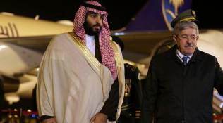 Saudi crown prince Mohammed bin Salman arrives in Algeria