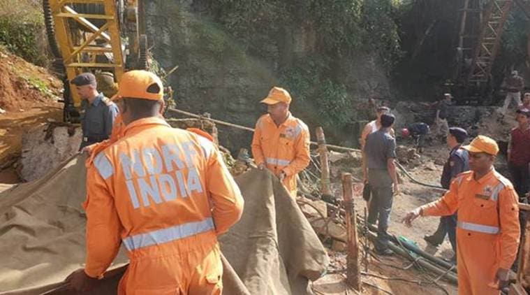 Image result for Trapped coal miners: Meghalaya rescue ops continue