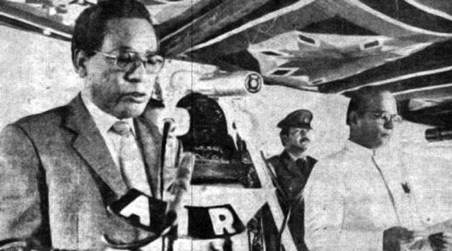 In 1986, Laldenga signed a historic accord with Delhi,  becoming the new state’s first CM. He died four years later. Express Archives